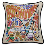 NASHVILLE HAND EMBROIDERED PILLOW