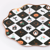 Patchwork Halloween Dinner Paper Plates