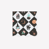 Patchwork Halloween Small Paper Napkins