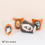 Halloween Portrait Melamine Cups