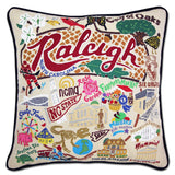 RALEIGH HAND EMBROIDERED PILLOW