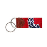 Ole Miss Key Fob - Red