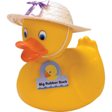 Large Rubber Duck with Sun Hat