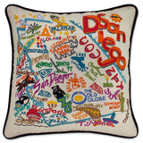 SAN DIEGO HAND EMBROIDERED PILLOW