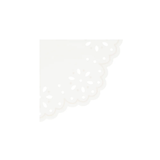 White Small Broderie Anglaise Lace Paper Napkins