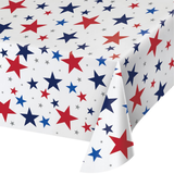 Patriotic Stars Paper Tablecloth