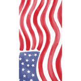 Stars & Stripes Stamp Paper Guest Towels/Napkins