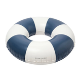 SunnyLife Tube Pool Ring Navy Stripe