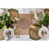 Die-cut Moss Fable Fauna Paper Placemats