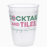 Tiles and Smiles Frosted Cups
