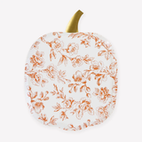 Toile Pumpkin Paper Plates