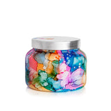 RAINBOW WATERCOLOR JUMBO GLASS JAR CANDLE