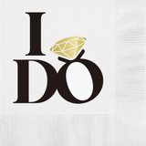 I Do Paper Cocktail Beverage Napkins