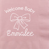 Personalized Welcome Baby Napkins Set of 50