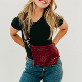 Sangria Woven Bum Bag