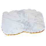 WHITE METZ MARBLE SERVING BOARD