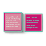 Wine Talking Paper Beverage Napkins