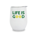 Life Is Good Wine Tumbler