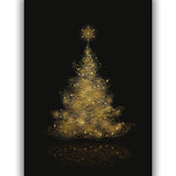 Glowing Christmas Folded Holiday Greeting Card - Set of 10