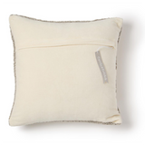 You Are Loved Gray Punch Embroidery Square Decorative Pillow