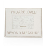 Gray You Are Loved Embroidered 4 x 6 Photo Frame